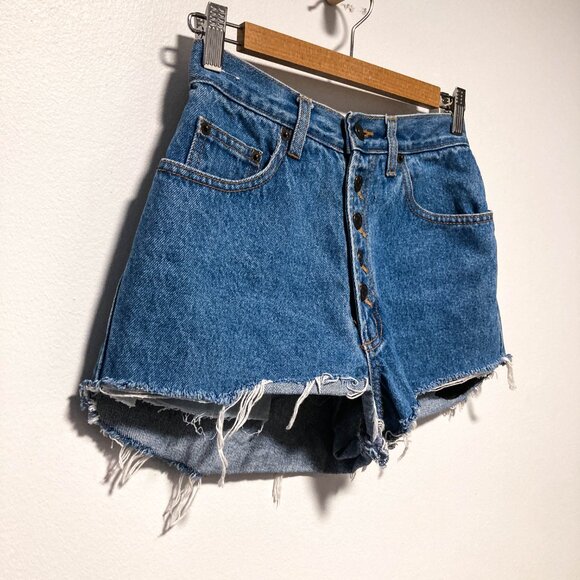 3 FOR $15 Vintage button front Jordache Jean Shorts - Picture 4 of 14